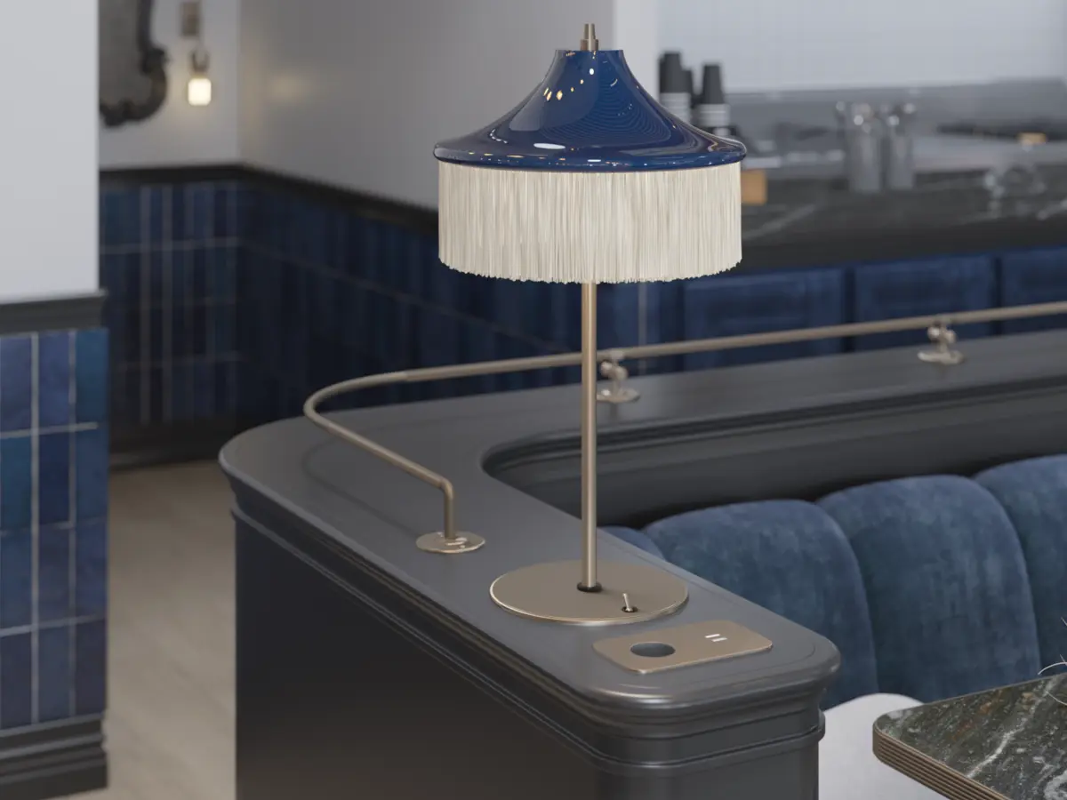 Paris Steakhouse Project – custom lighting detail